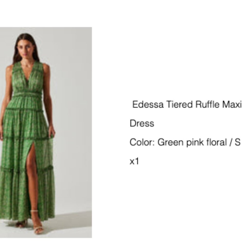 ASTR The Label Edessa Tiered Ruffle Maxi - Picture 7 of 7